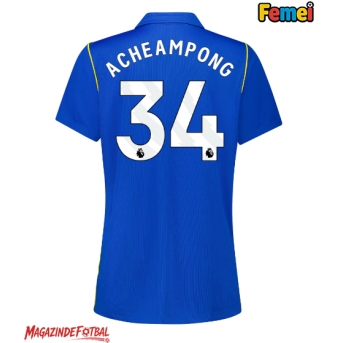 Chelsea Josh Acheampong #34 Tricou Fotbal Replică 2026-27 Femei Acasa